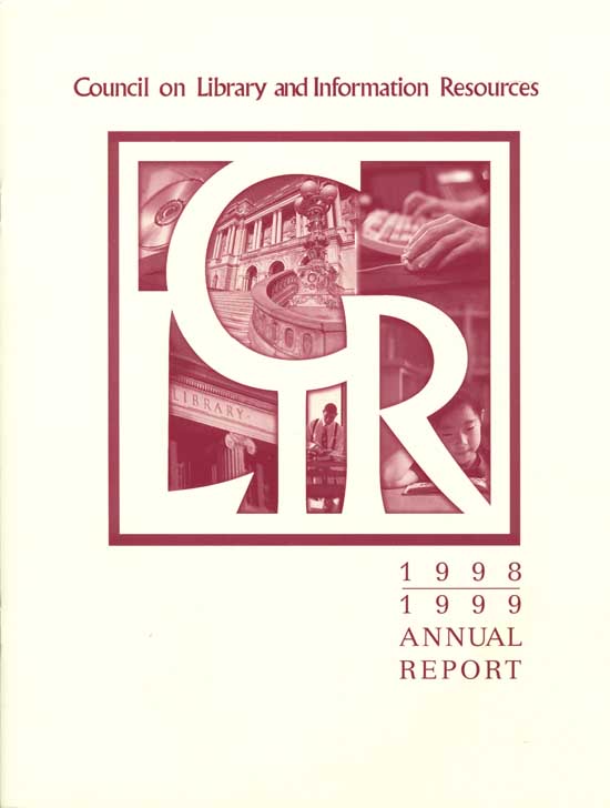 cover.jpg CLIR annual report 1998-1999