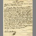 Spanish letter, San Diego History Center