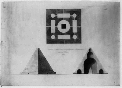 fig2.gif Architectural drawing for the Washington Monument